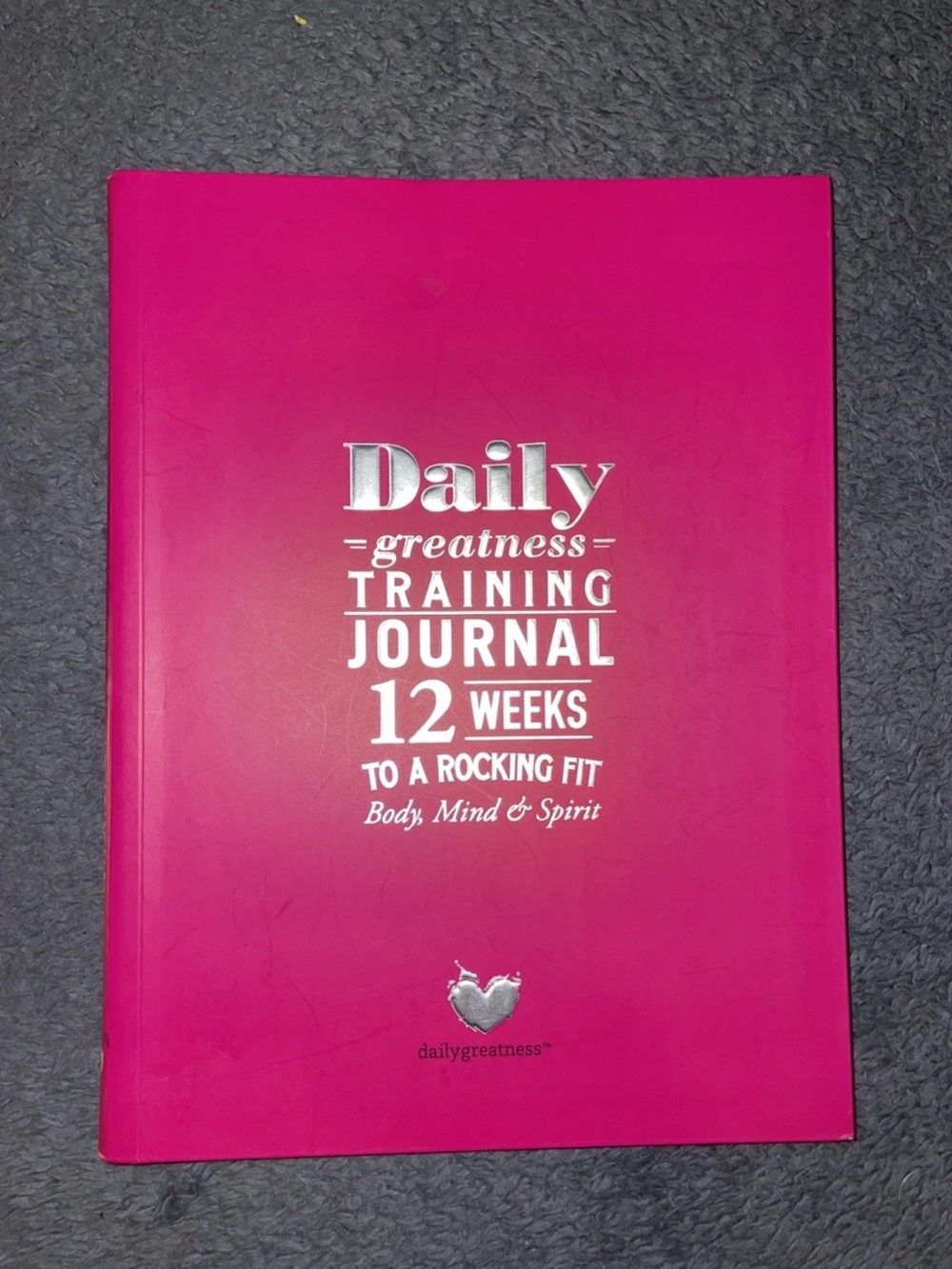 Training Journal — Bright Pink 12-Week Planner